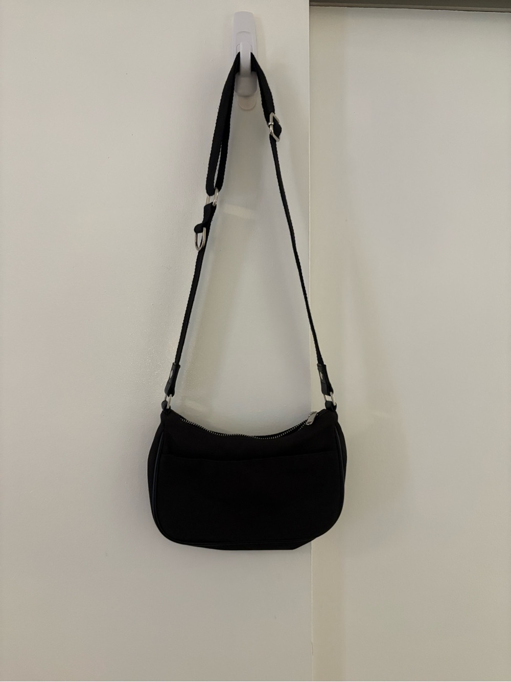 wild fable Black Crossbody Bag with Adjustable Strap